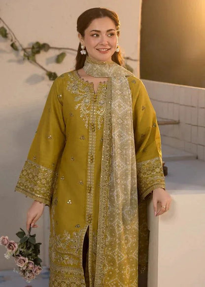 Qalamkar DHANAK EMBROIDERED 3PCS