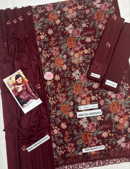 Bareeze DHANAK EMBROIDERED 3PCS