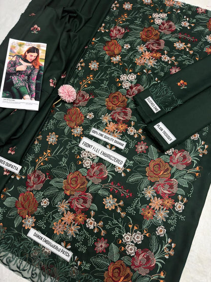 Bareeze DHANAK EMBROIDERED 3PCS