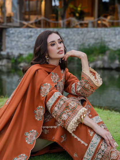 BATIK DHANAK EMBROIDERED 3PCS