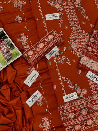 BATIK DHANAK EMBROIDERED 3PCS