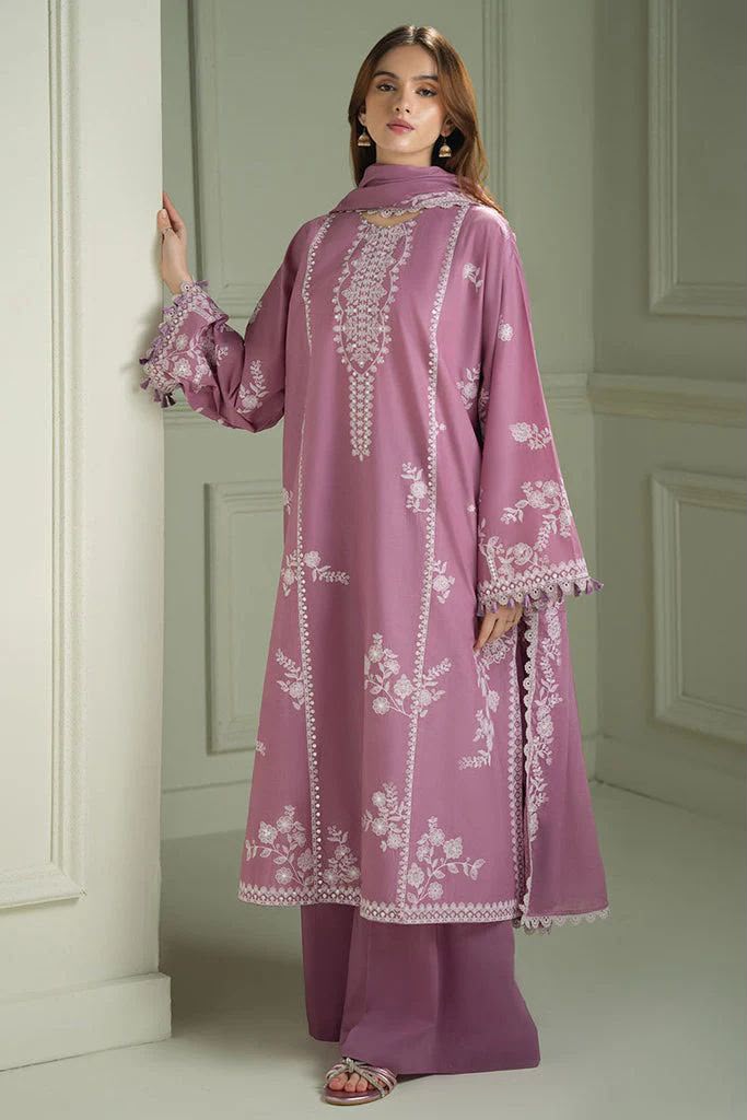 Cross Stitch Premium Dhanak Embroidered 3 PCS