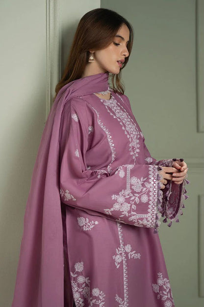 Cross Stitch Premium Dhanak Embroidered 3 PCS