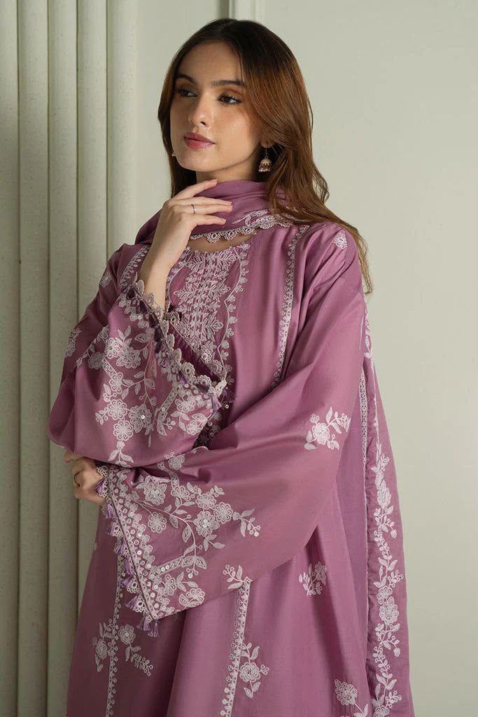 Cross Stitch Premium Dhanak Embroidered 3 PCS