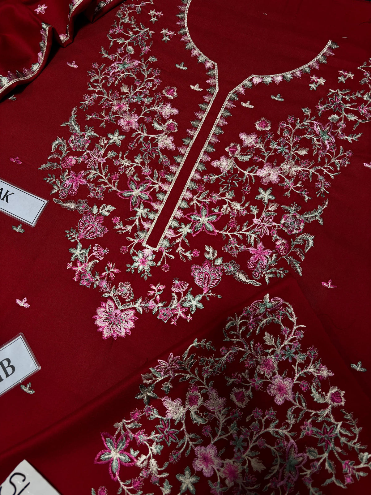 BATIK Premium Dhanak Embroidered 3 PCS
