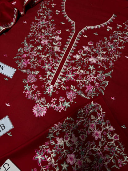 BATIK Premium Dhanak Embroidered 3 PCS