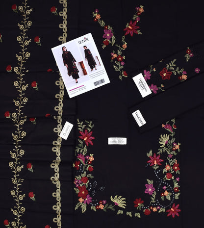IZNIK Dhanak Embroidered 3PC Suit