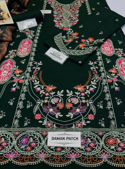 BATIK DHANAK EMBROIDERED 3PCS