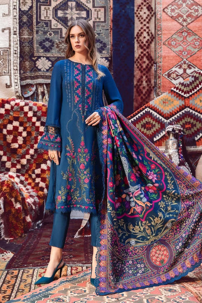 Maria B DHANAK  EMBROIDERED 3 PCS