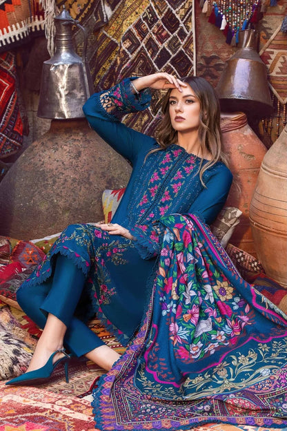 Maria B DHANAK  EMBROIDERED 3 PCS