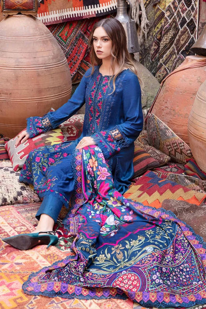 Maria B DHANAK  EMBROIDERED 3 PCS