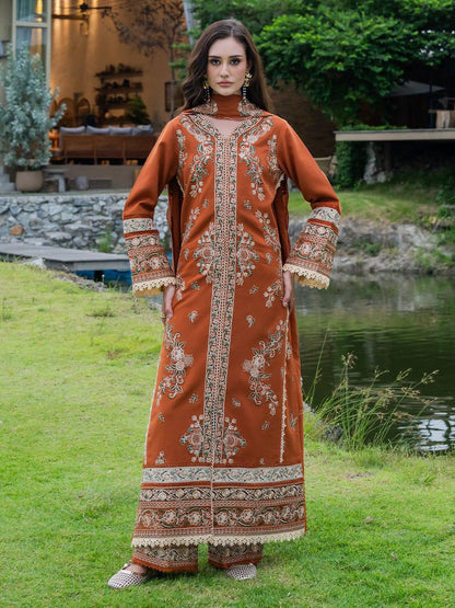 BATIK  DHANAK   EMBROIDERED 3PCS