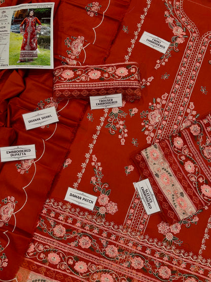 BATIK  DHANAK   EMBROIDERED 3PCS