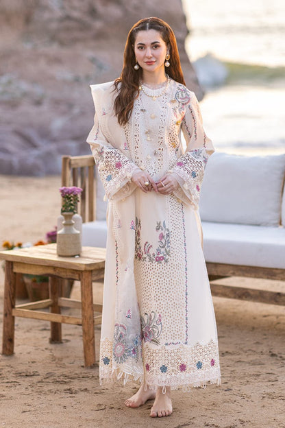 QALAMKAR  DHANAK EMBROIDERED 3PCS