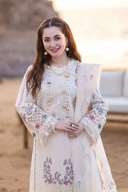 QALAMKAR  DHANAK EMBROIDERED 3PCS