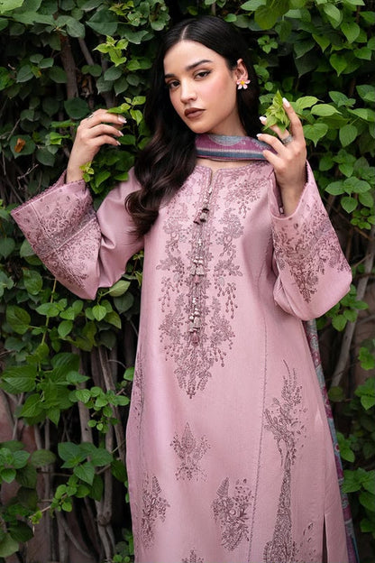 JAZMIN  DHANAK  EMBROIDERED 3 PCS