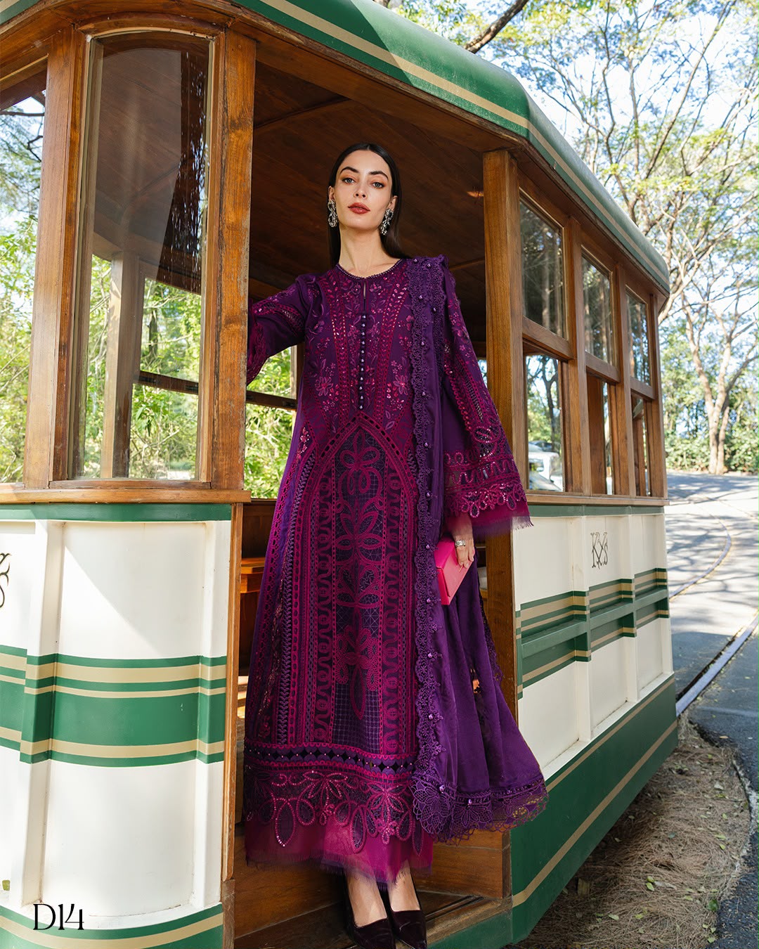 MARIA B  DHANAK EMBROIDERED 3PCS