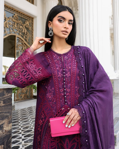 MARIA B  DHANAK EMBROIDERED 3PCS
