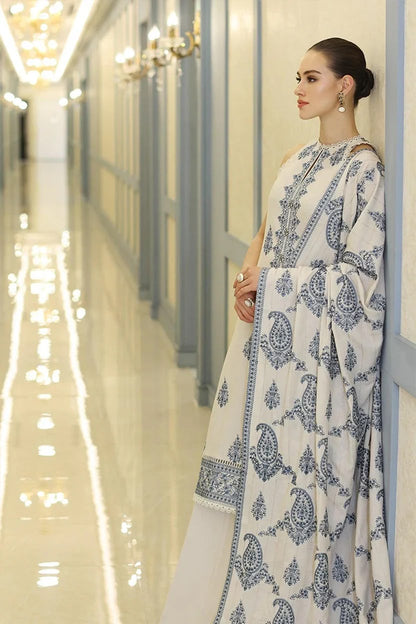 BAREEZE  DHANAK EMBROIDERED 3PCS