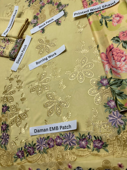 ELAF Dhanak Embroidered 3 pcs