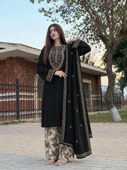ANEELA Dhanak Embroidered 3 PCS