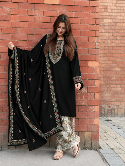 ANEELA Dhanak Embroidered 3 PCS
