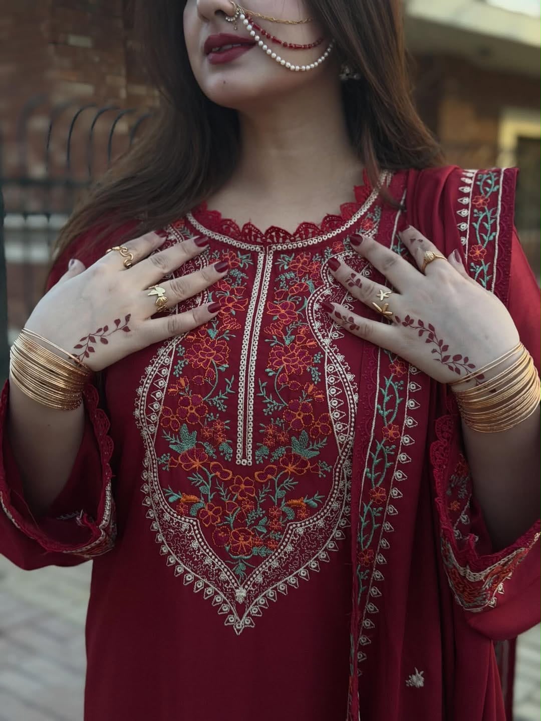 ANEELAS Dhanak Embroidered 3 PCS