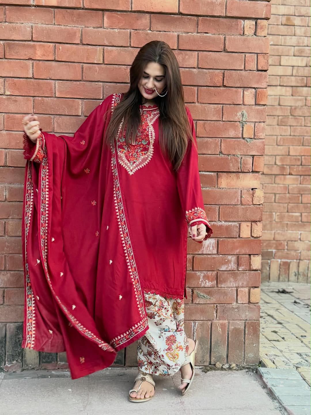 ANEELAS Dhanak Embroidered 3 PCS