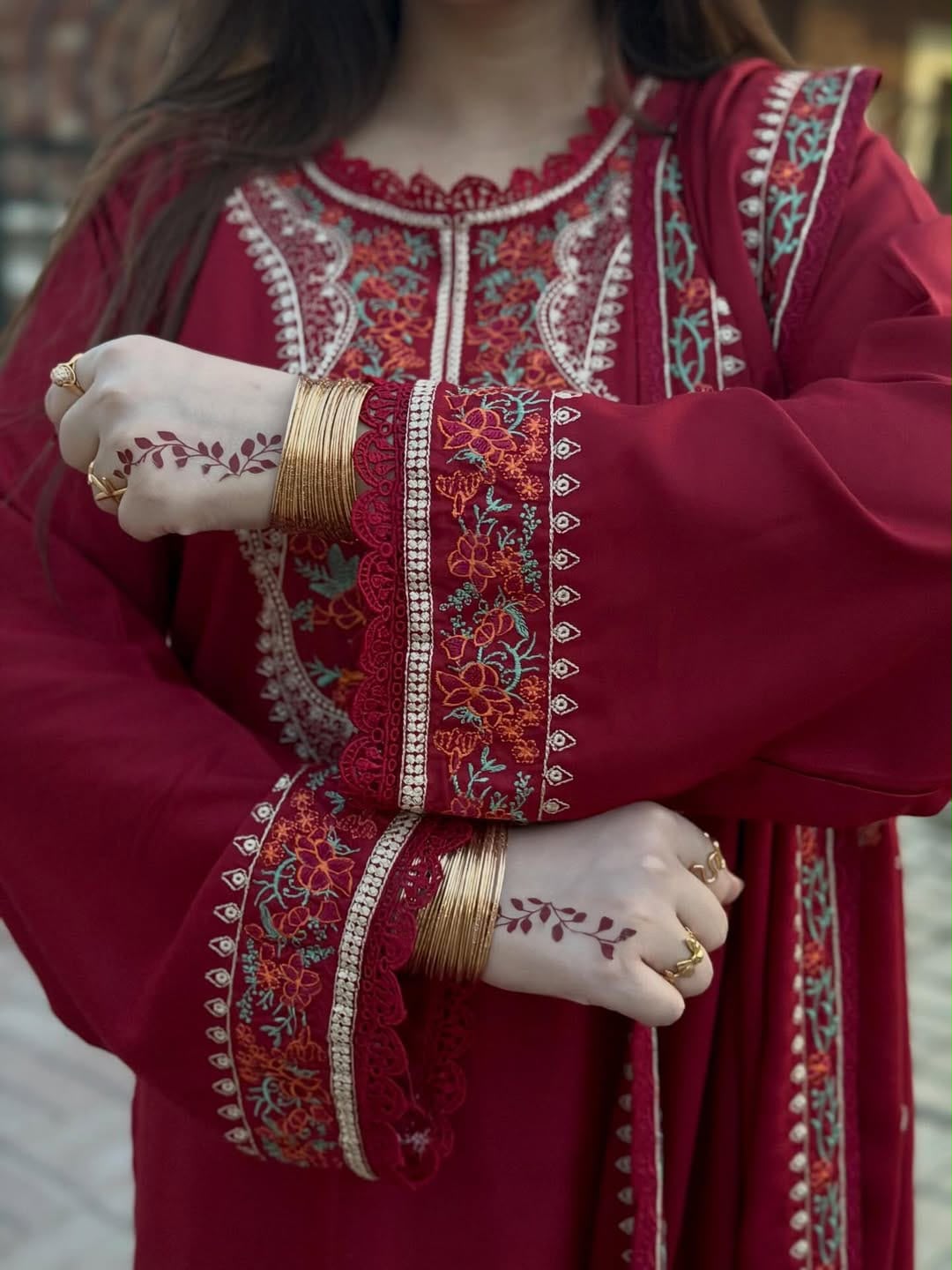 ANEELAS Dhanak Embroidered 3 PCS
