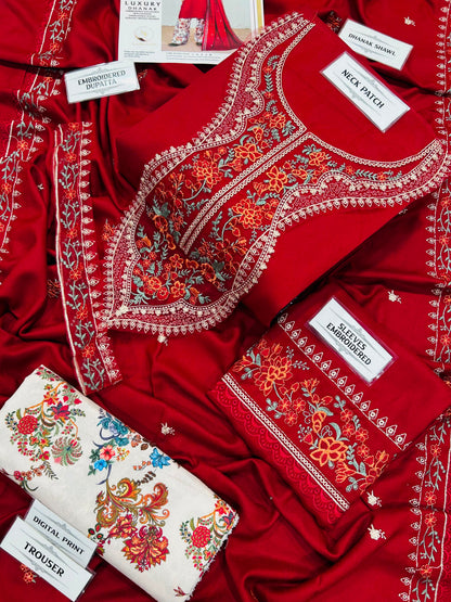 ANEELAS Dhanak Embroidered 3 PCS