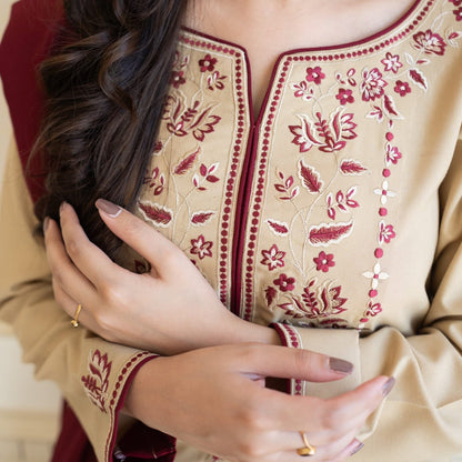 ASLING DHANAK EMBROIDERED 3 PCS