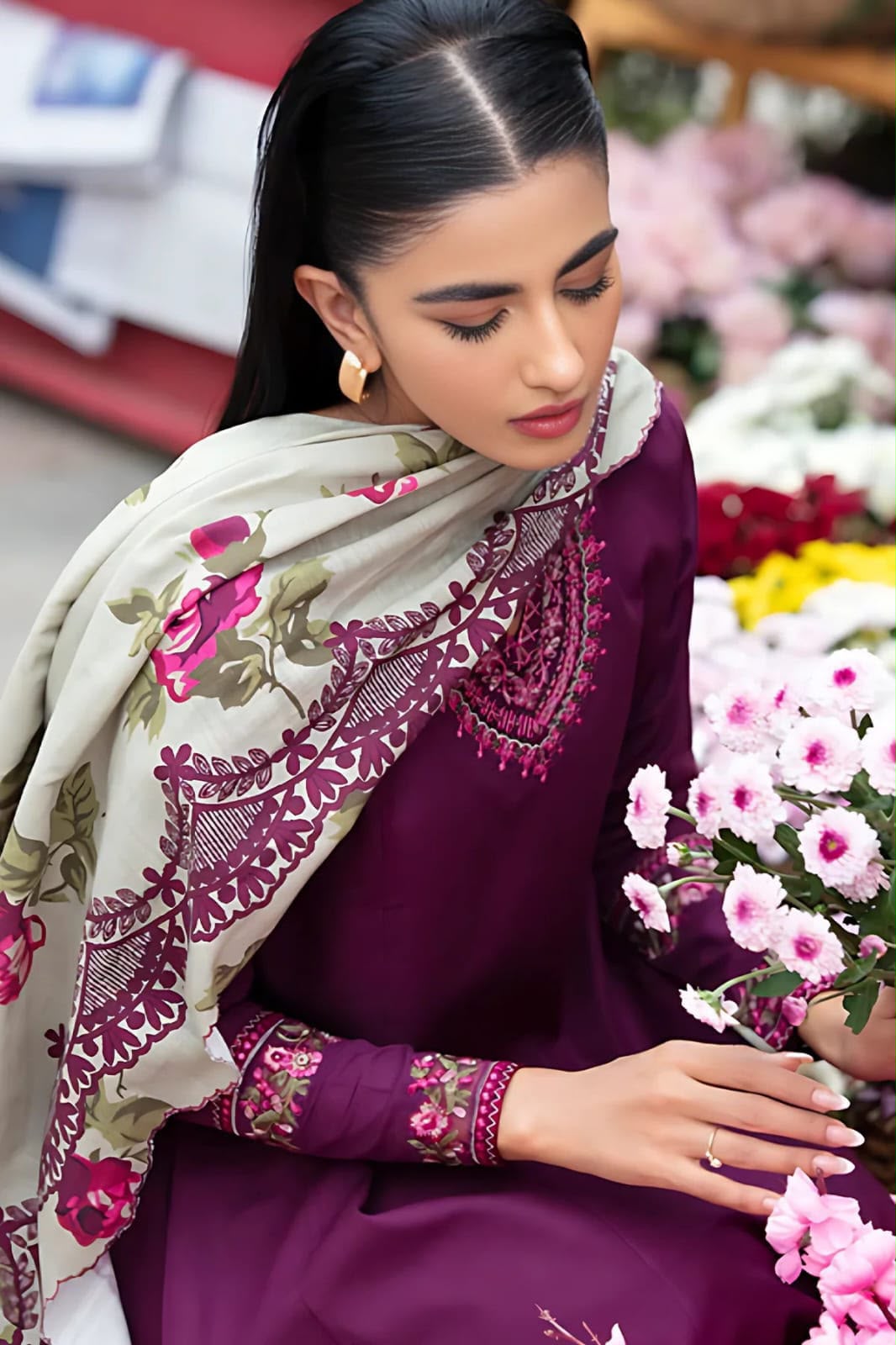 AISLING DHANAK EMBROIDERED 3 PCS