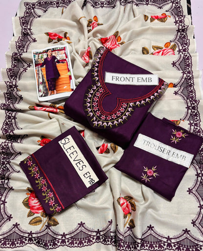 AISLING DHANAK EMBROIDERED 3 PCS
