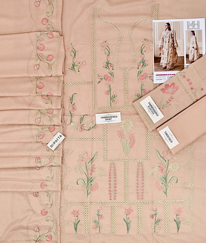 MARYAM HUSSAIN Dhanak Embroidered 3 PCS DZ