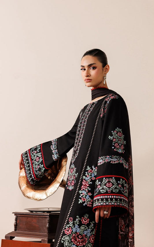 HUSSAIN REHAR Premium Dhanak Embroidered 3 PCS