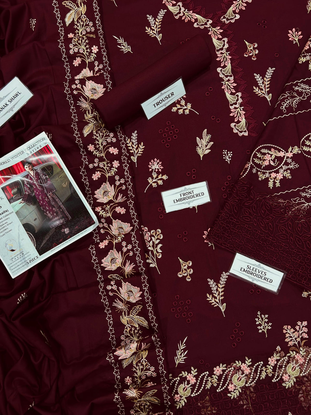 KAAF Premium Embroidered 3 PCS