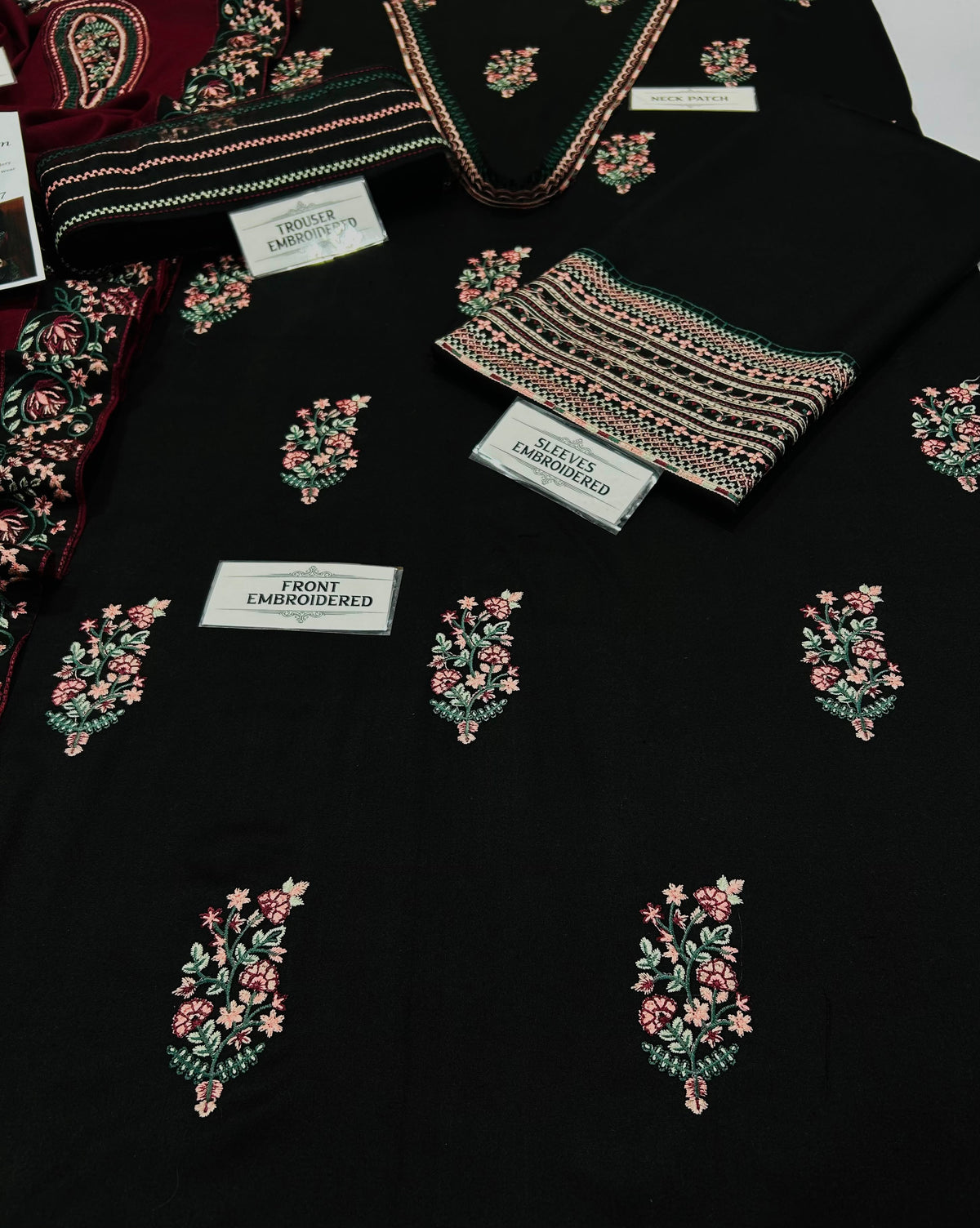 Batik Premium Dhanak Embroidered 3 PCS