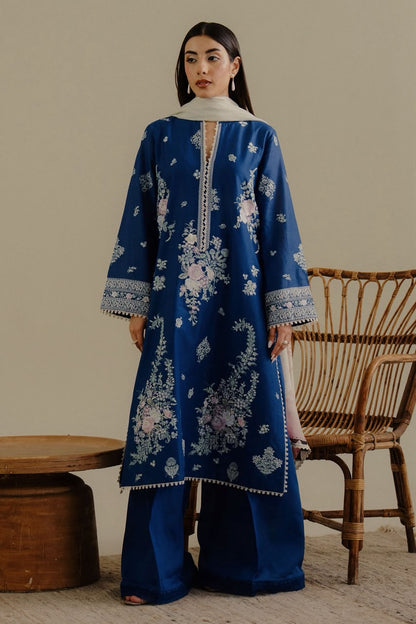 COCO BY Zarashahjahan Dhanak Embroidered 3 pcs DZ