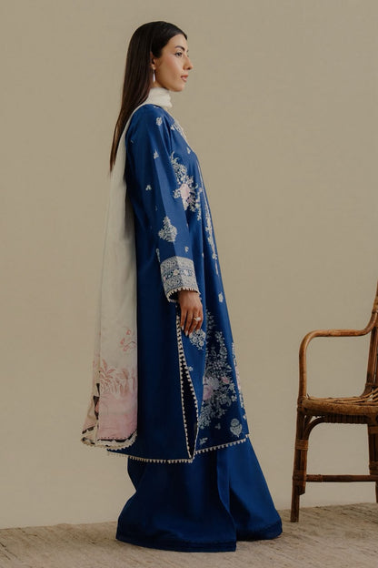 COCO BY Zarashahjahan Dhanak Embroidered 3 pcs DZ