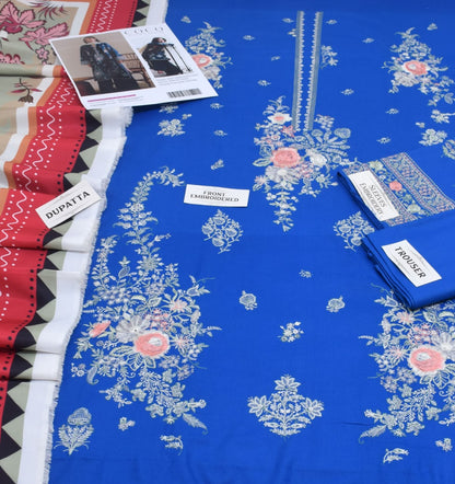 COCO BY Zarashahjahan Dhanak Embroidered 3 pcs DZ