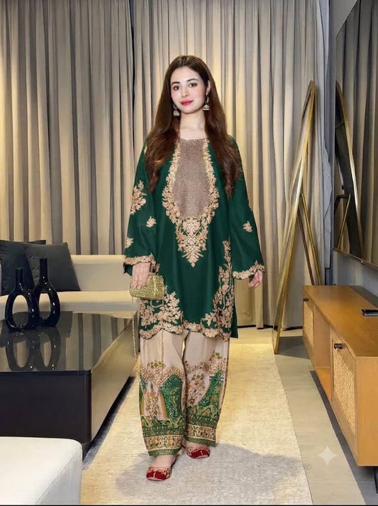 ETHNIC 2-PIECE SILK Embroidered