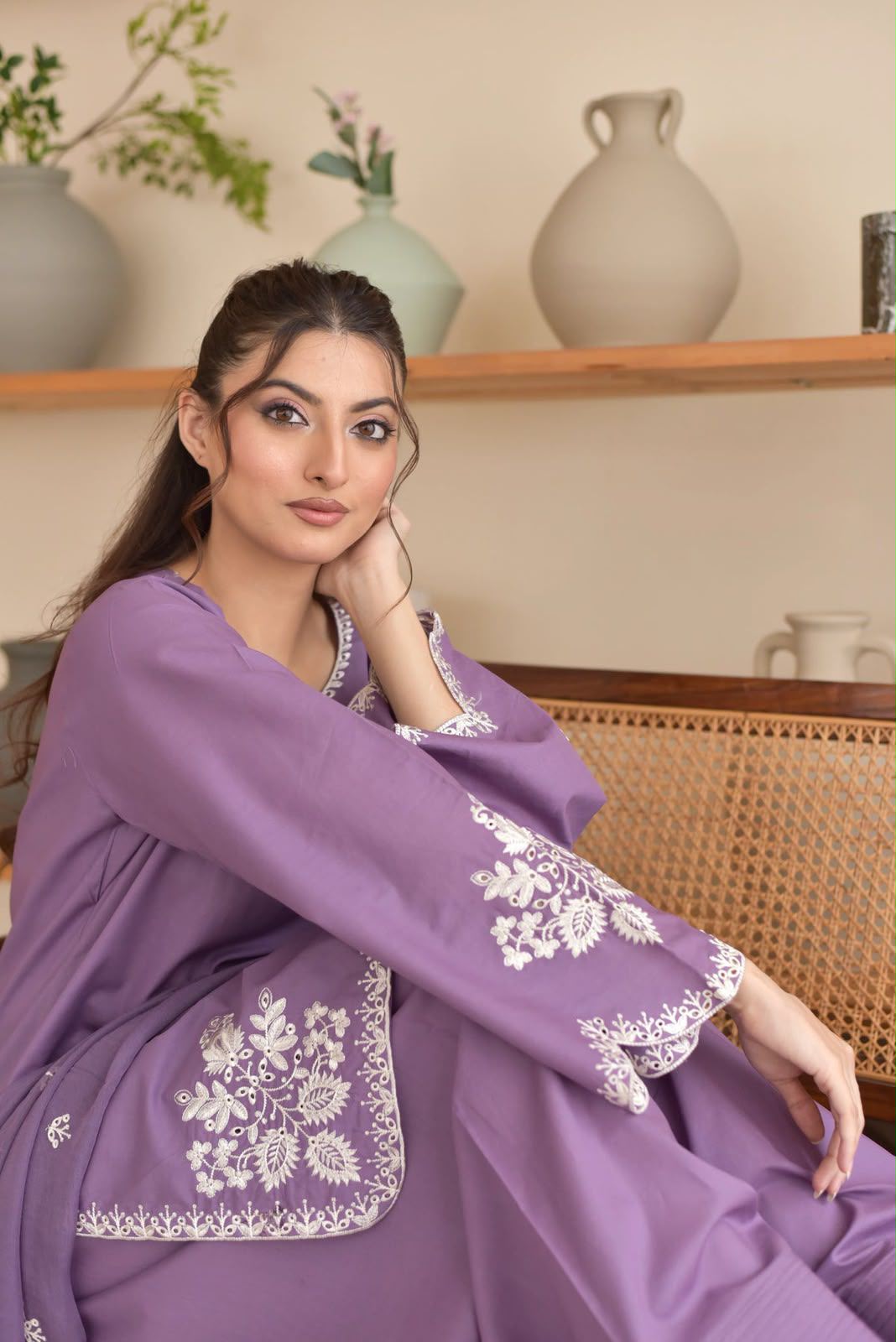 RUMI Dhanak Embroidered 3 PCS