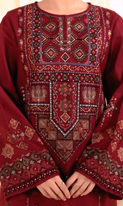 SAPPHIRE Dhanak Embroidered 3 PCS