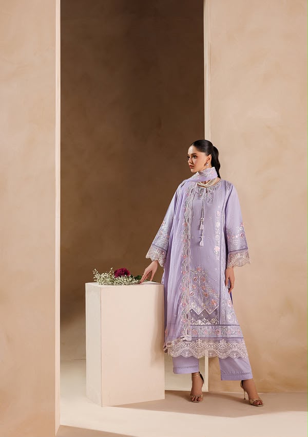 LAAM DHANAK EMBROIDERED 3PCS