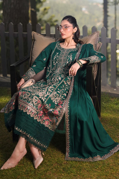 MARIA B DHANAK EMBOEIDERED 3PCS
