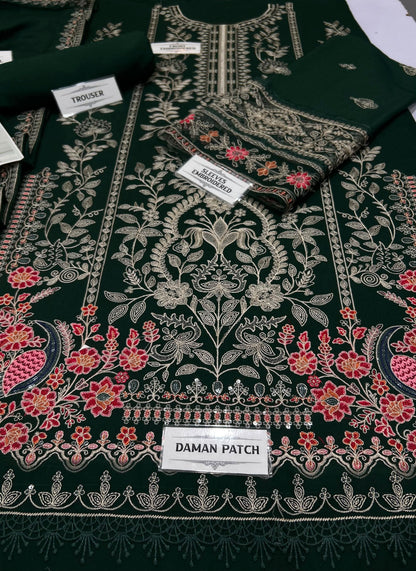 MARIA B DHANAK EMBOEIDERED 3PCS