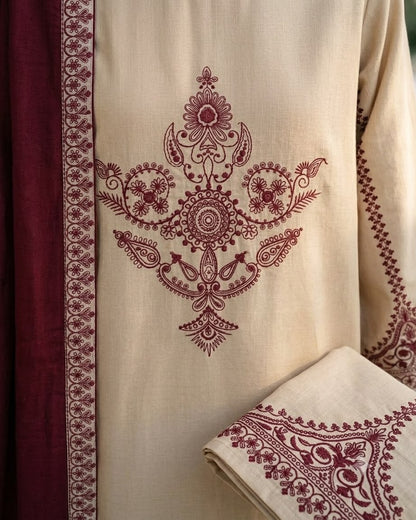 BAROQUE PREMIUM  DHANAK EMBROIDERED