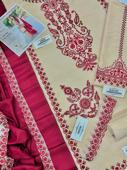 BAROQUE PREMIUM  DHANAK EMBROIDERED