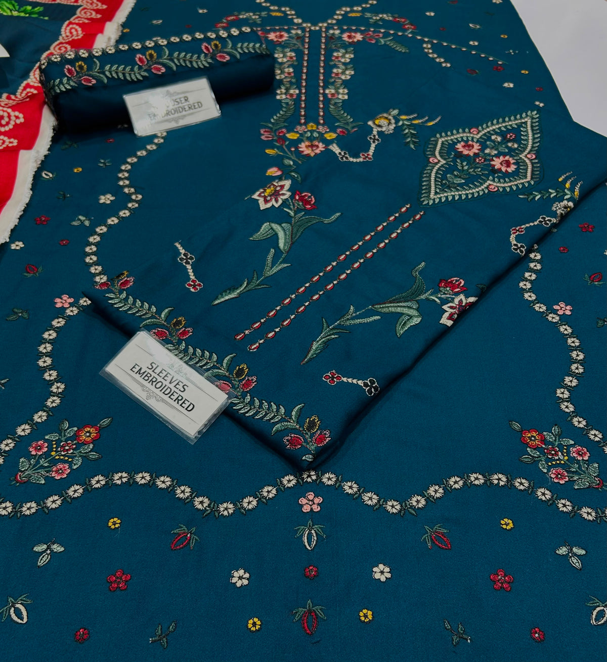 HUSSAIN REHAR DHANAK EMBROIDERED 3PCS