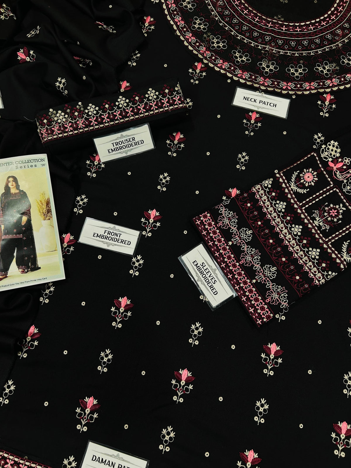 BATIK DHANAK EMBROIDERED 3 PCS